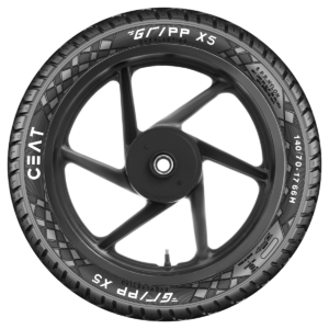 Ceat Gripp X5 90/100-10 53J Tubeless Tyre Image