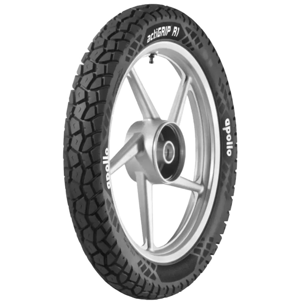 Apollo Actigrip R1 3.00-17 50P Tubeless Tyre Image