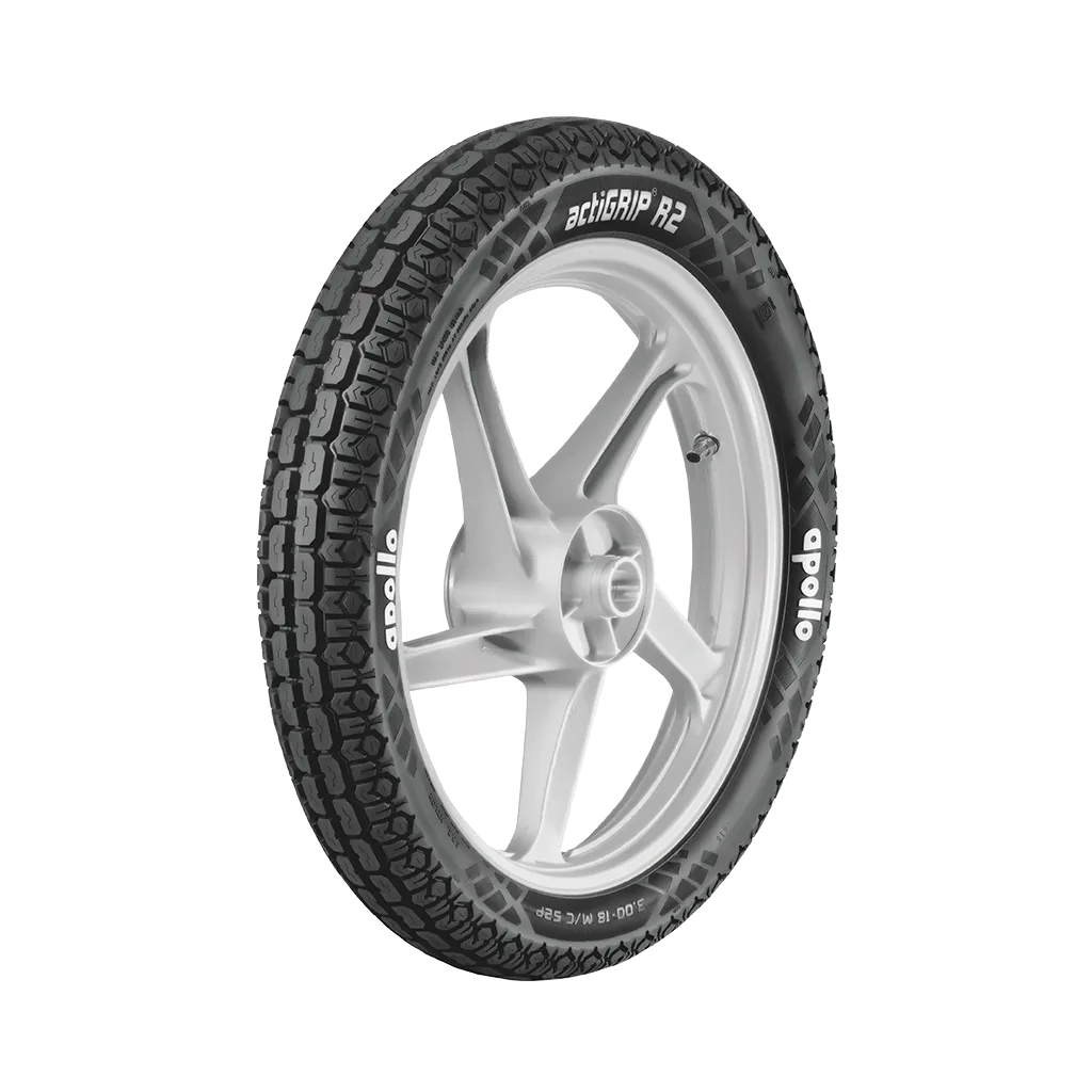 Apollo Actigrip R2 2.75-18 52P 6PR Tubetype Tyre Image