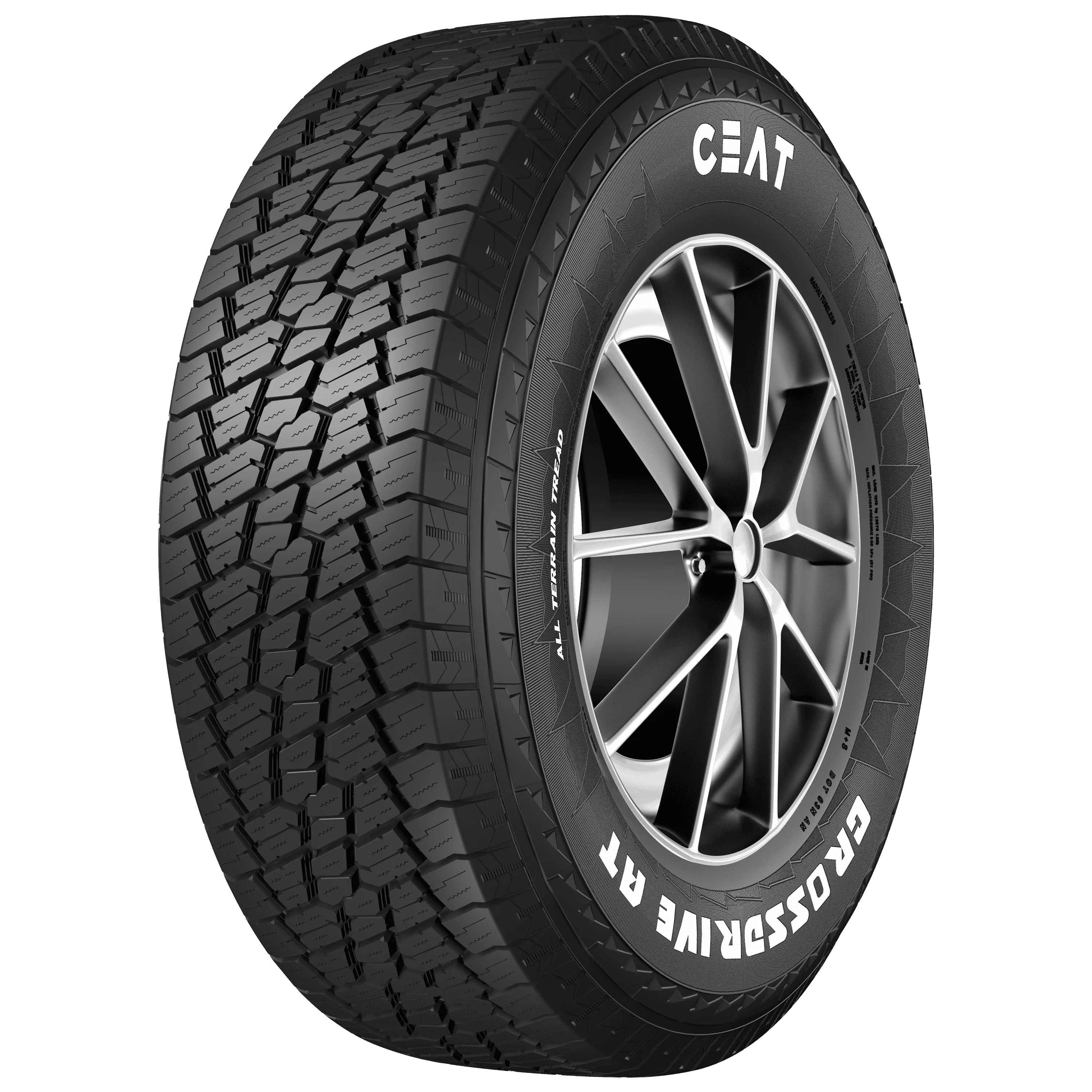 Ceat Crossdrive AT 235/65 R17 104T Tubeless Tyre Image