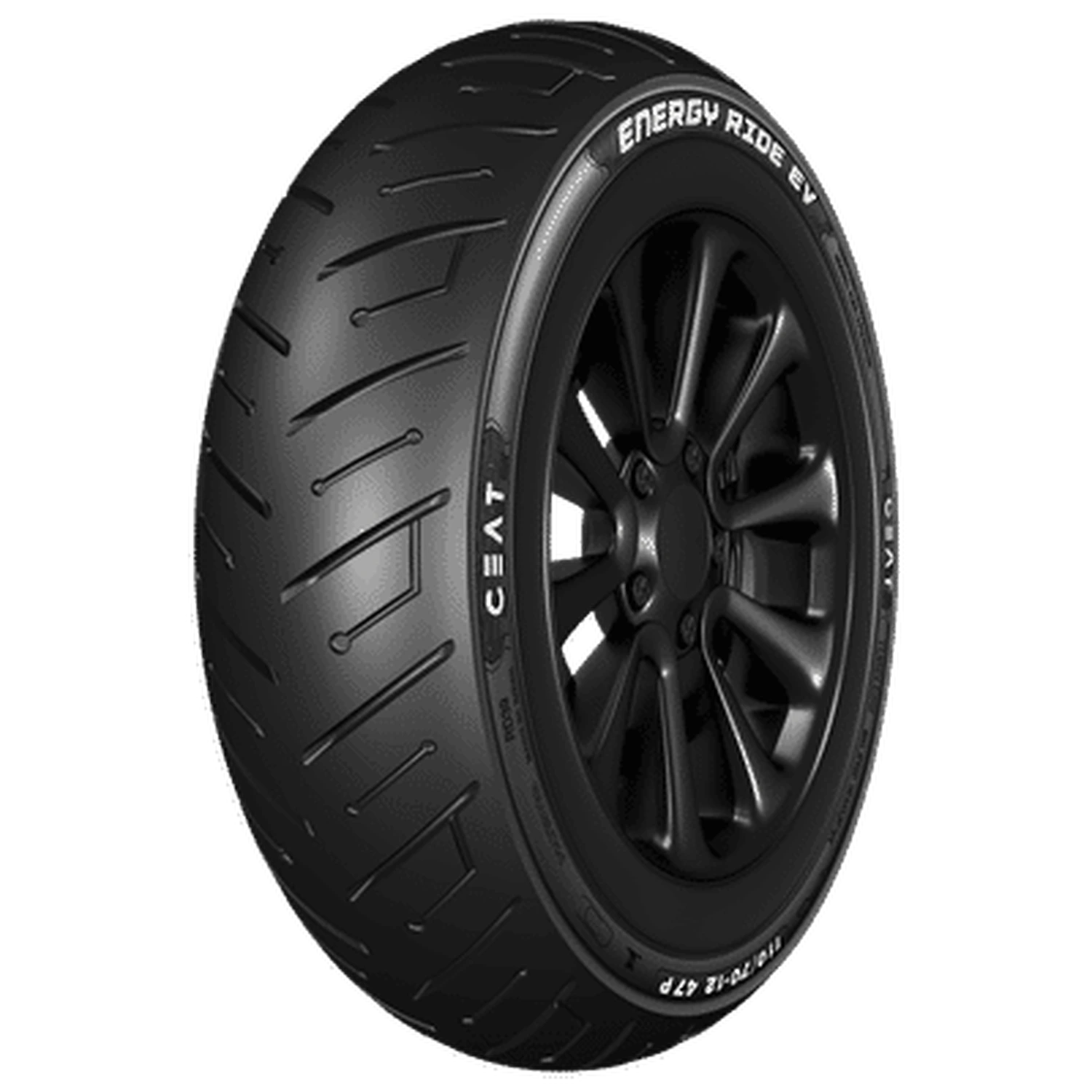 Ceat Energy Ride Ev 110/70-12 47P Tubeless Tyre Image