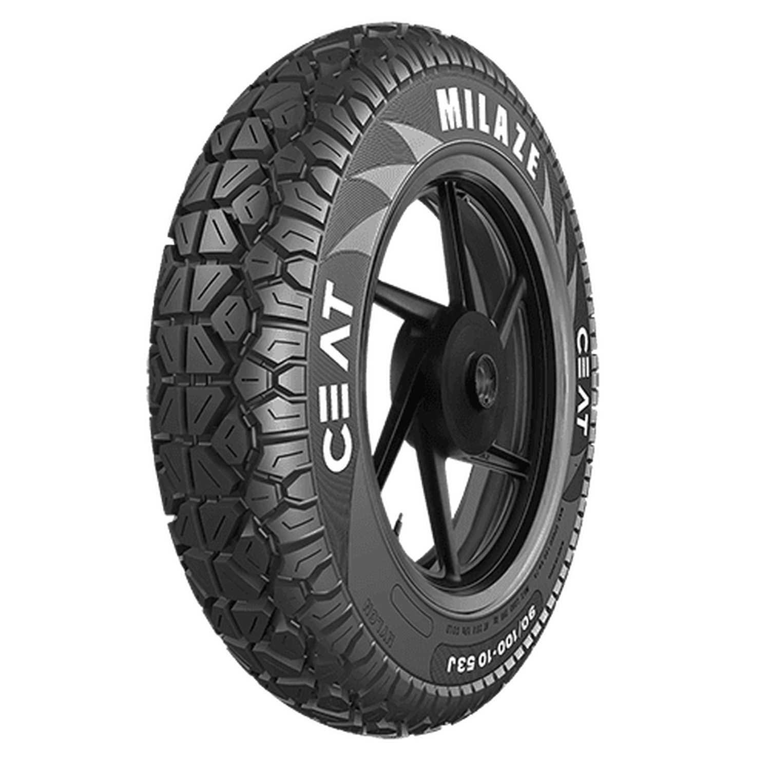 Ceat Milaze 90/90-12 54J Tubeless Tyre Image