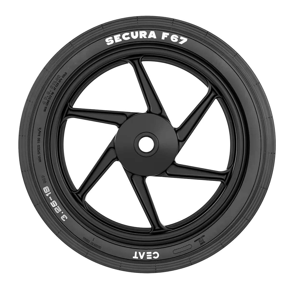 Ceat Secura F67 3.25-19 54P Tubetype Tyre Image