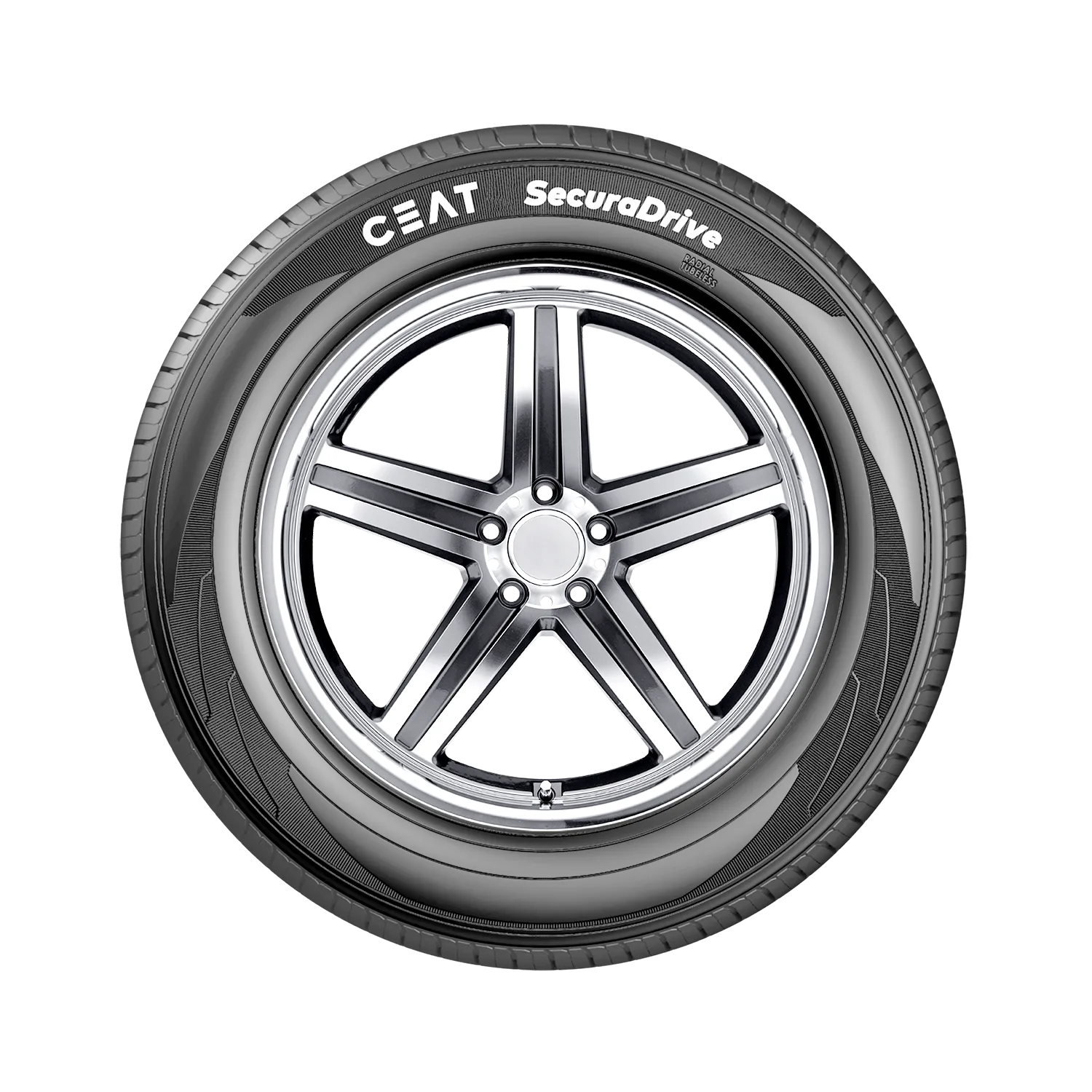 Ceat SecuraDrive 215/55 R17 94V Tubeless Tyre Image