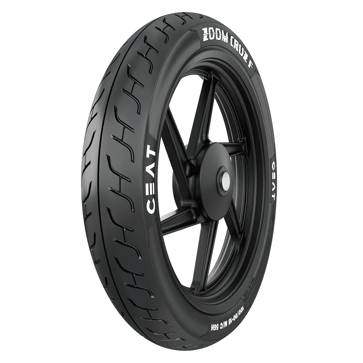 Ceat Zoom Cruz F 100/90-19 57P Tubeless Tyre Image