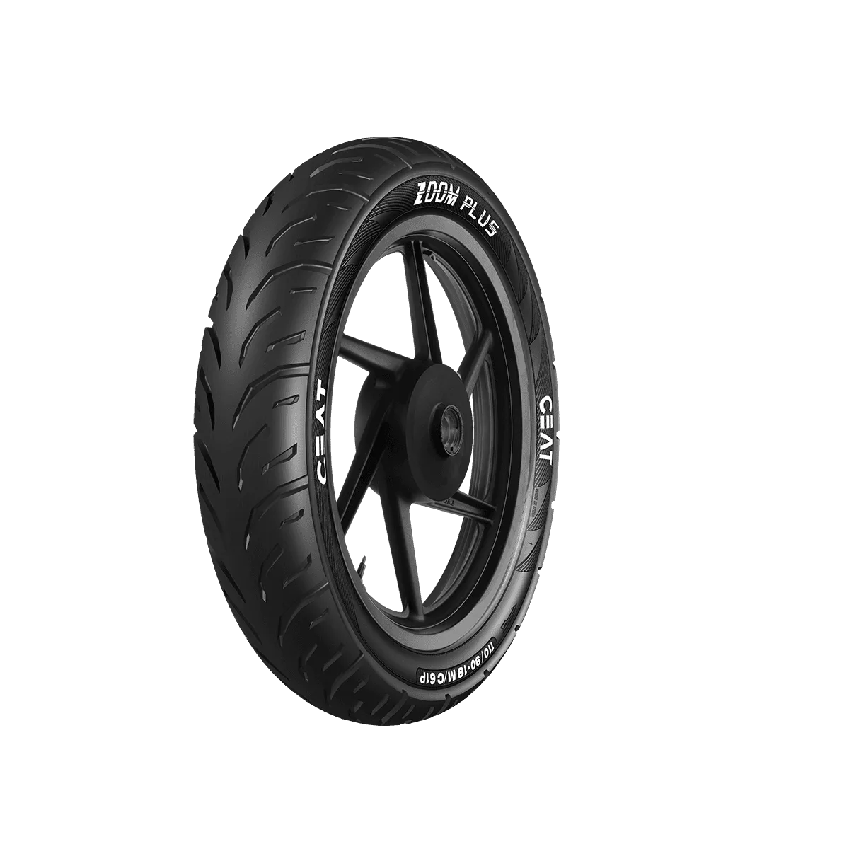 Ceat Zoom Plus 110/80-17 57P Tubeless Tyre Image