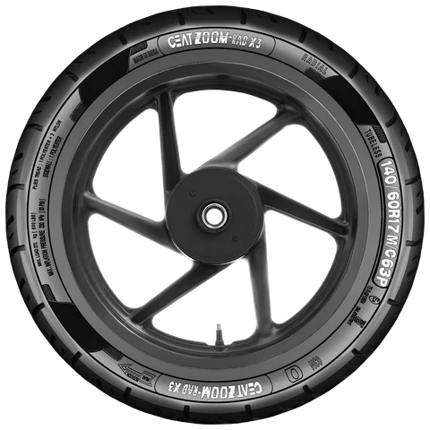 Ceat Zoom Rad X3 140/60 R17 63P Tubeless Tyre Image