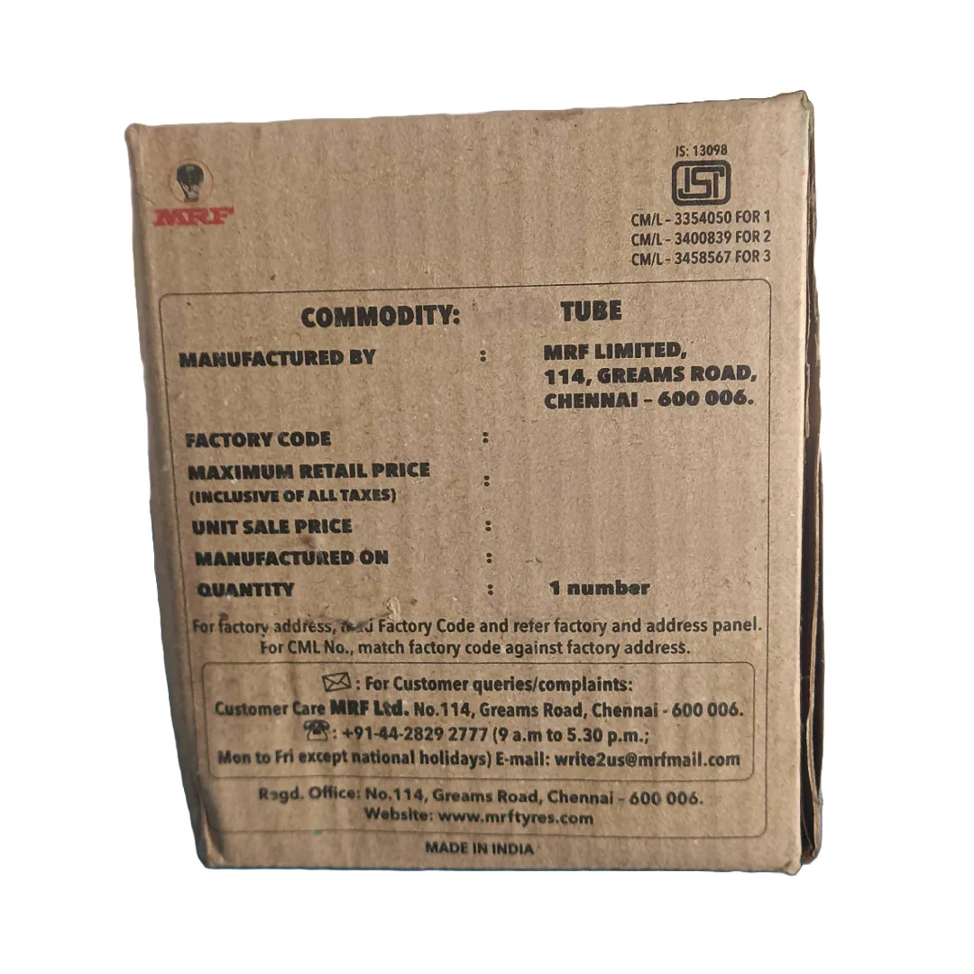 Mrf Butyl 4.00-10 Tube Image