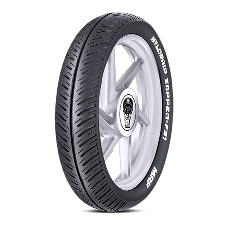Mrf Nylogrip Zapper-FS1 80/100-17 46P Tubeless Tyre Image