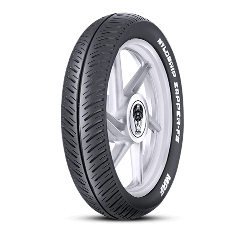 Mrf Nylogrip Zapper-fs 80/100-18 47P Tubeless Tyre Image