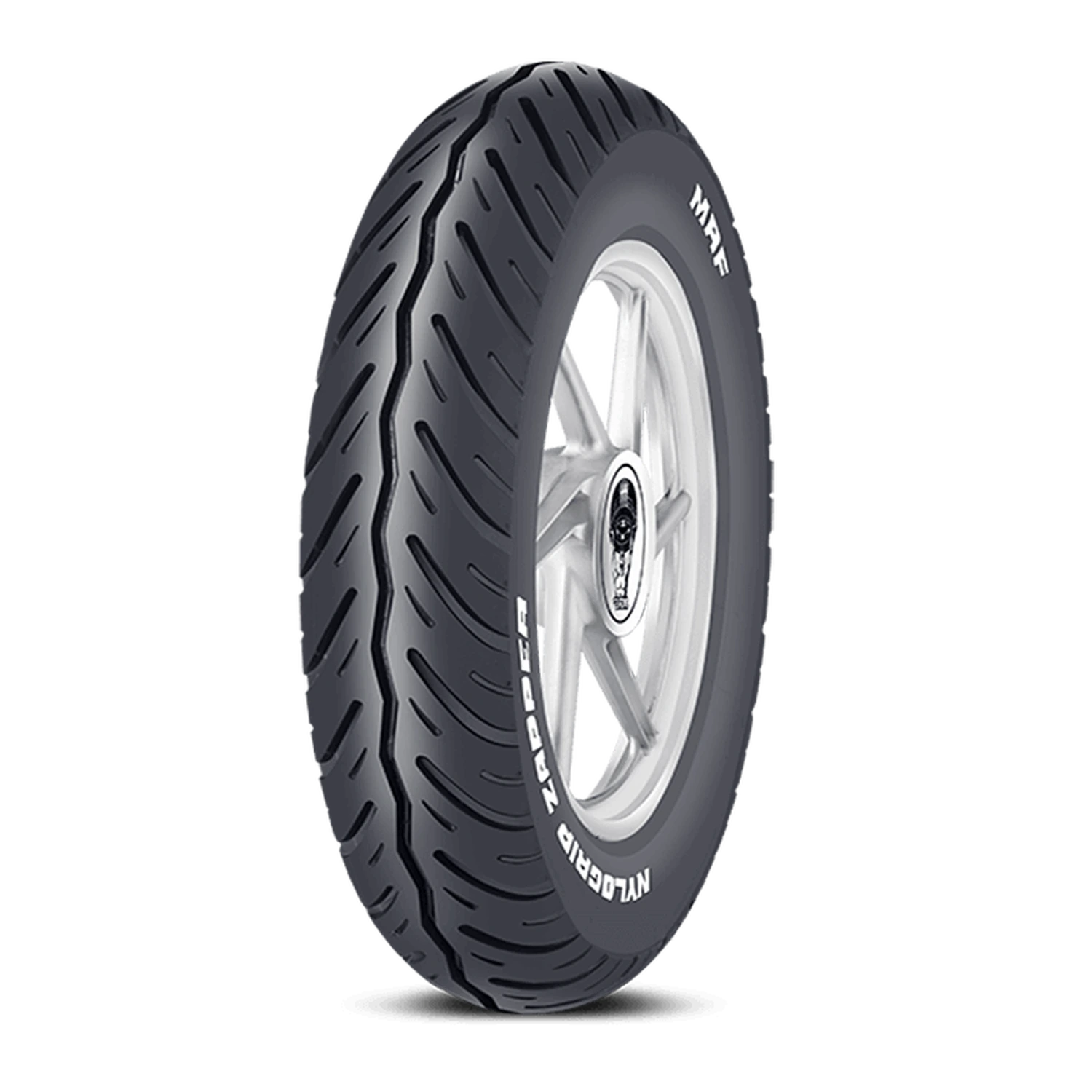 MRF Nylogrip Zapper 90/100-10 53J 4PR Tubeless Tyre Image