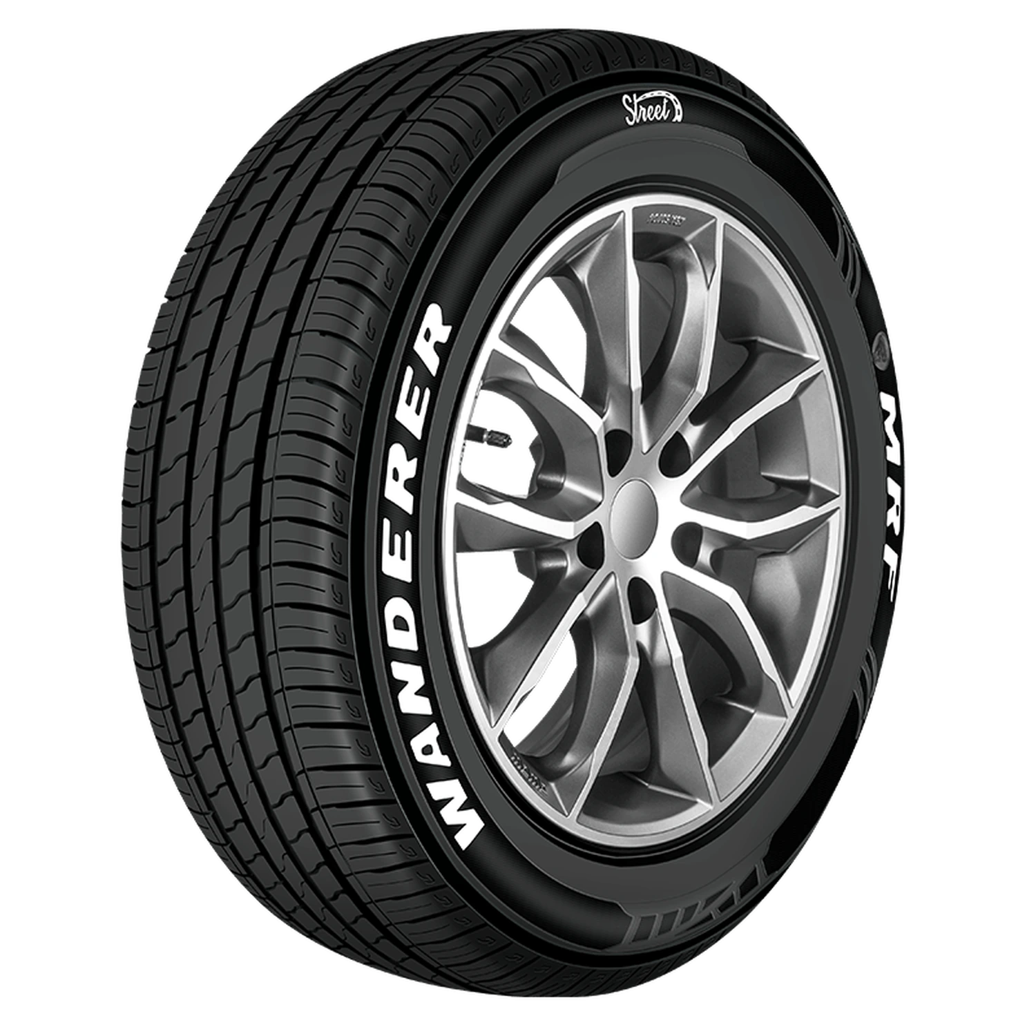 Mrf Wanderer Street 195/60 R16 89V Tubeless Tyre Image