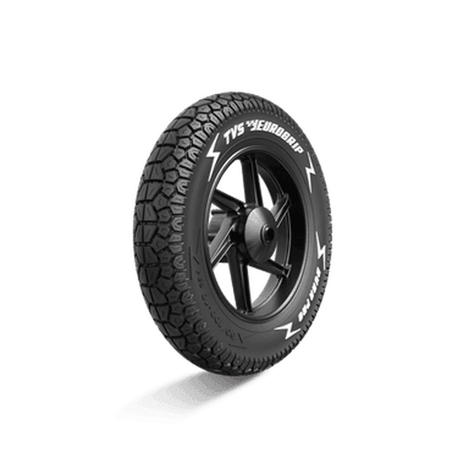 Tvs Eurogrip Dura Pro 90/100-10 53J Tubeless Tyre Image
